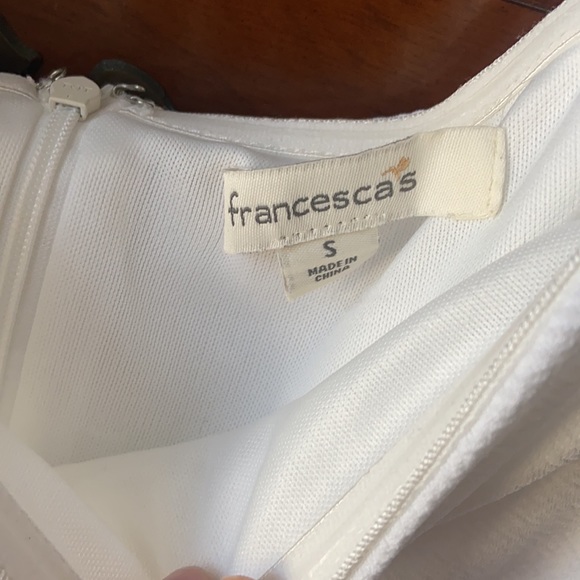 Francescas Off the Shoulder White Dress - Picture 3 of 5